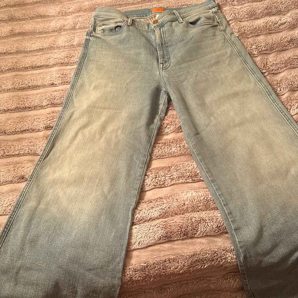 MOTHER Denim Roller ankle fray